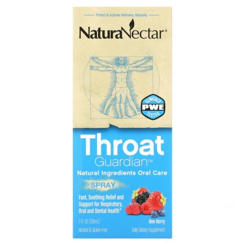 NaturaNectar, Throat Guardian 스프레이, 비 베리, 30ml(1fl oz)