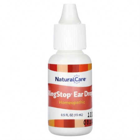 NaturalCare, 링 스탑, 귀에 넣는 물약, 0.5 fl oz (15 ml)
