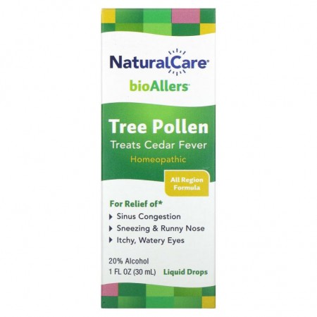 NaturalCare, BioAllers, 수목 꽃가루, 30ml(1fl oz)