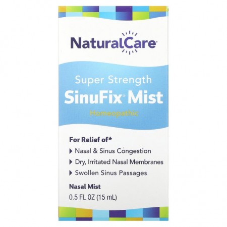 NaturalCare, 슈퍼 스트렝스 SinuFix 코막힘 완화 미스트, 15ml(0.5fl oz)