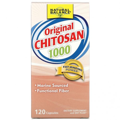 Natural Balance, 오리지널 키토산, 250 mg, 캡슐 120정