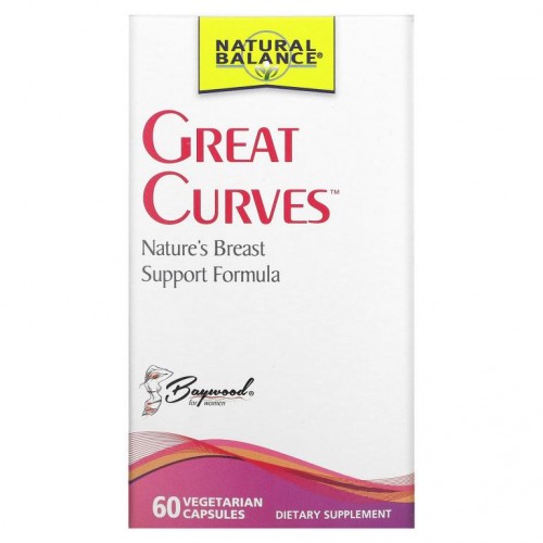 Natural Balance, Great Curves, 베지 캡슐 60정