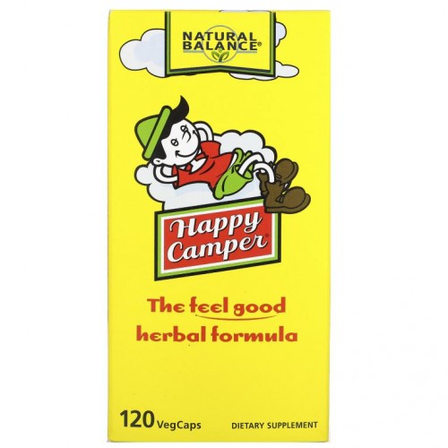Natural Balance, Happy Camper, 베지 캡슐 120정