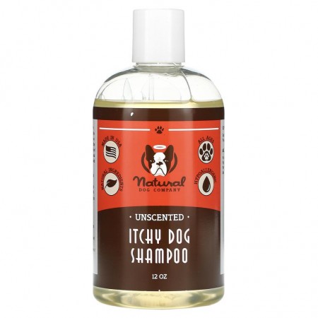 Natural Dog Company, 무향, 잇치 도그 샴푸, 12oz