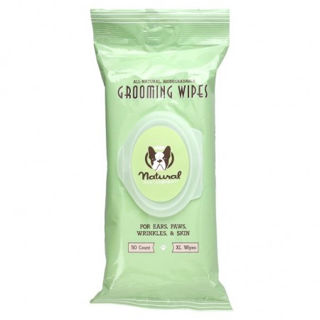 Natural Dog Company, 그루밍 티슈, 전 연령, XL, 50매