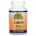 Natural Factors, 루테인, 20mg, 소프트젤 120정