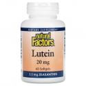 Natural Factors, 루테인, 20mg, 소프트젤 60정