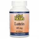 Natural Factors, 루테인, 40mg, 소프트젤 60정