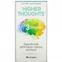 Natural Factors, 3 Brains, Higher Thoughts, 소프트젤 90정