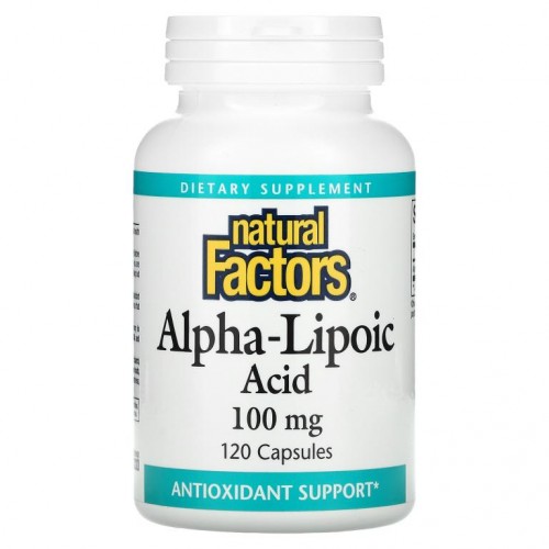 Natural Factors, Alpha-Lipoic Acid, 100 mg, 120 Capsules