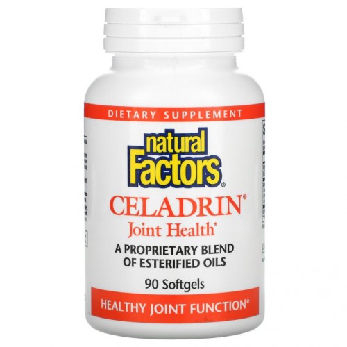 Natural Factors, Celadrin, 관절 건강, 소프트젤 90정