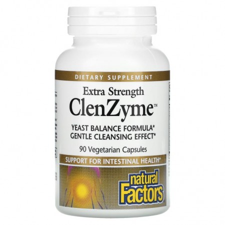 Natural Factors, 엑스트라 스트렝스 ClenZyme, 90 식물성 캡슐