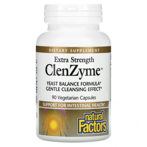 Natural Factors, 엑스트라 스트렝스 ClenZyme, 90 식물성 캡슐
