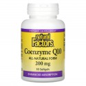 Natural Factors, Coenzyme Q10, 200 mg, 30 Softgels