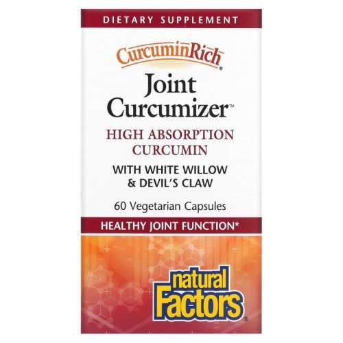 Natural Factors, CurcuminRich, Joint Curcumizer, 베지 캡슐 60정