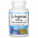Natural Factors, L-아르기닌, 500mg, 베지 캡슐 90정
