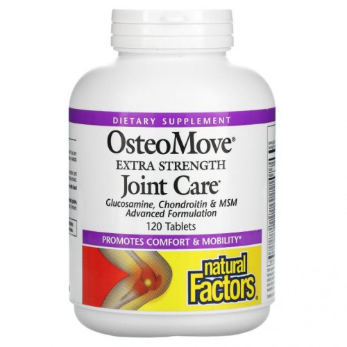Natural Factors, OsteoMove, 엑스트라 스트렝스 관절 관리, 120정