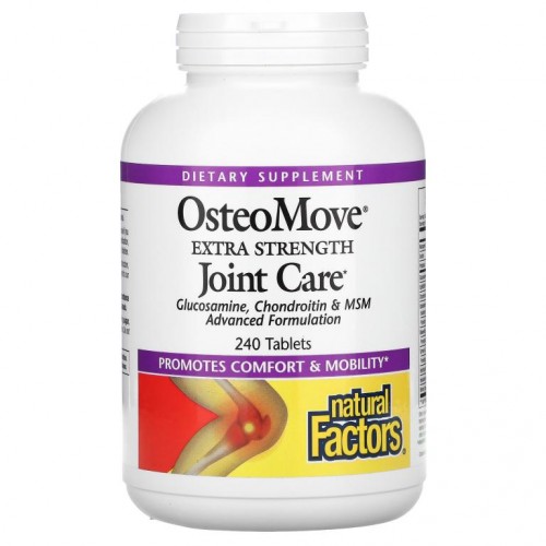 Natural Factors, OsteoMove, 조인트 케어, 240정
