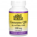 Natural Factors, 코엔자임 Q10, 100mg, 소프트젤 120정