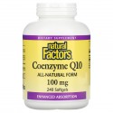 Natural Factors, 코엔자임 Q10, 100mg, 소프트젤 240정