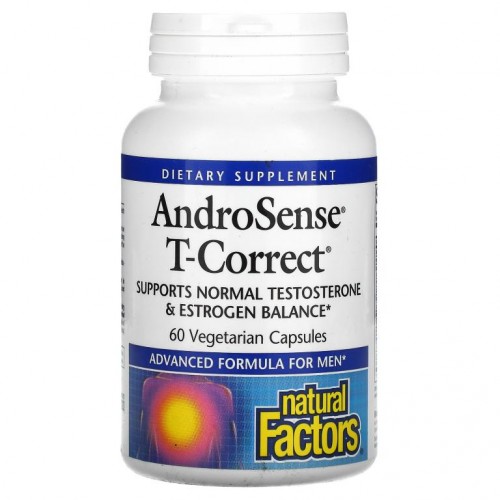 Natural Factors, 안드로센스 T-커렉트, 60 베지 캡
