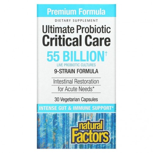 Natural Factors, Ultimate Probiotic, Critical Care, 550억 CFU, 베지 캡슐 30정