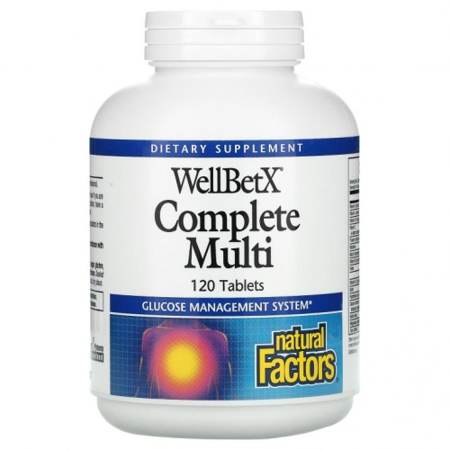Natural Factors, WellBetX 컴플리트 멀티, 120정