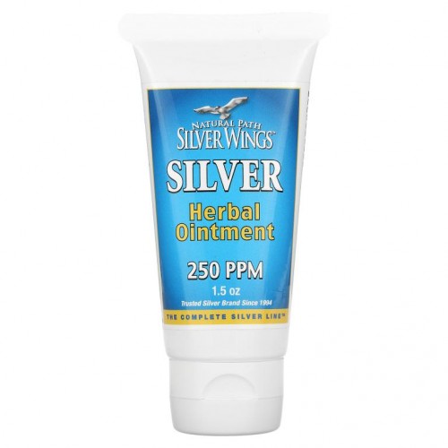 Natural Path Silver Wings, 실버 허브 연고, 250PPM, 1.5oz