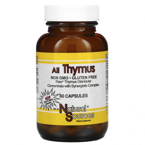Natural Sources, All Thymus, 캡슐 60정