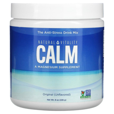 Natural Vitality, CALM, The Anti-Stress Drink Mix, Unflavored, 8 oz (226 g)