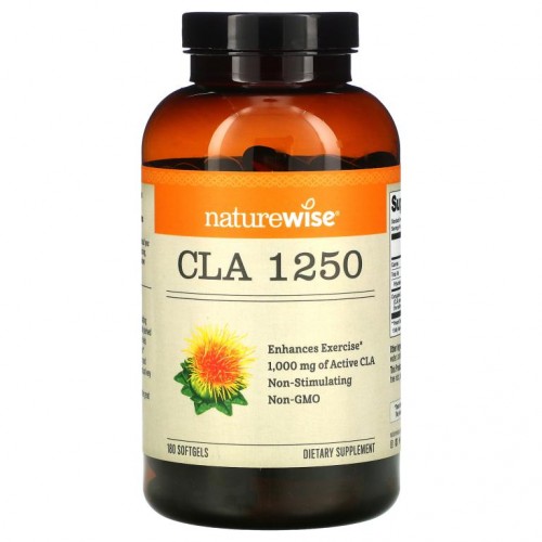 NatureWise, CLA 1250, 1,000mg, 소프트젤 180정