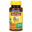 Nature Made, B12, 설하정, 체리, 1,000mcg, 마이크로 사탕 정제 50정
