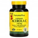 NaturesPlus, 츄어블 아세로라-C, 250mg, 90정