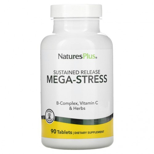 NaturesPlus, 메가-스트레스, 서방형, 90정