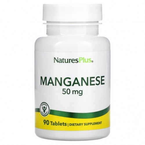 NaturesPlus, 망간, 50 mg, 90 태블릿