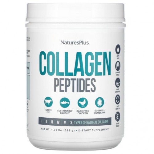 NaturesPlus, 콜라겐 펩타이드, 588g(1.30lb)
