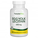 NaturesPlus, 계란 노른자 레시틴, 600mg, 베지 캡슐 90정