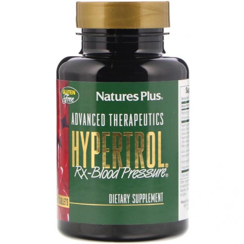 NaturesPlus, 어드밴스드 테라퓨틱스, Hypertrol, RX Blood Pressure, 60정