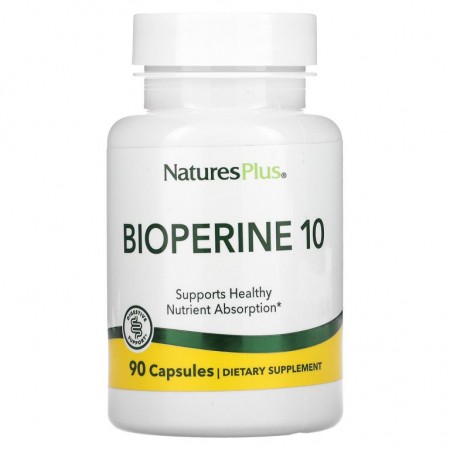 NaturesPlus, 비오페린 10, 90 식물성 캡슐