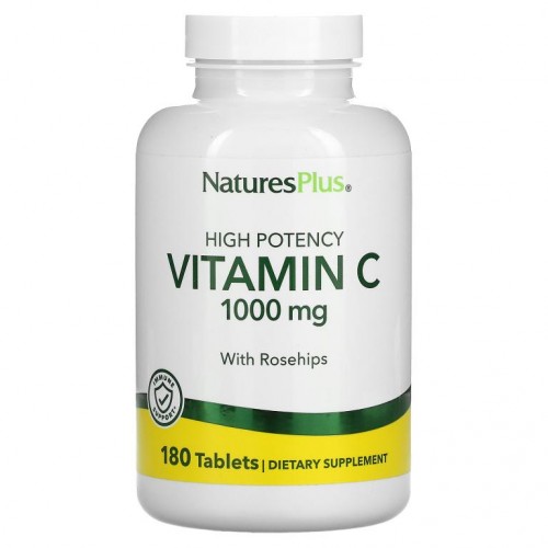 NaturesPlus, 비타민 C, 1000 mg, 180 정