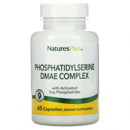 NaturesPlus, 포스파티딜 DMAE 복합체, 60 채식주의자 캡슐