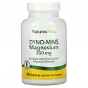 NaturesPlus, Dyno-Mins, 마그네슘, 250mg, 90정