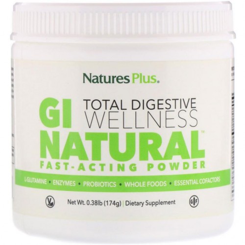 NaturesPlus, GI 내추럴 패스트 액팅 파우더, 0.38 lb (174 g)