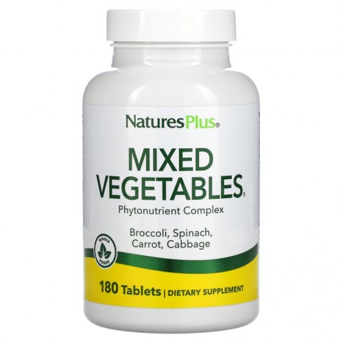 NaturesPlus, Mixed Vegetables, 180정