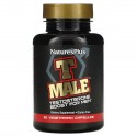 NaturesPlus, T Male, 남성용 테스토스테론 부스트, 베지 캡슐 60정