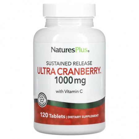 NaturesPlus, Ultra Cranberry 1000, 60정
