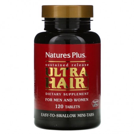 NaturesPlus, Ultra Hair, 남성 및 여성용, 120정