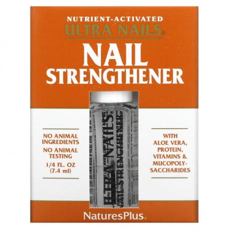 NaturesPlus, Ultra Nails, 손발톱 강화제, 1/4 fl oz(7.4 ml)