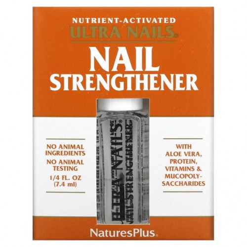 NaturesPlus, Ultra Nails, 손발톱 강화제, 1/4 fl oz(7.4 ml)