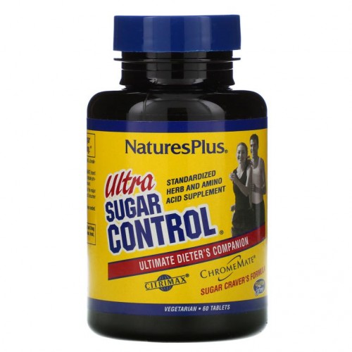 NaturesPlus, Ultra Sugar Control, 다이어트를 위한 최고의 보충제, 60정